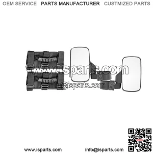 Adjust 1.5-2" Side Rear View Mirrors + Grab Handle For Kawasaki Teryx 4 750 800 (For: More than one vehicle)