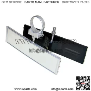 Axia Alloys Aluminum 9" Panoramic Mirror & Clamp Polaris Yamaha Kawasaki (For: More than one vehicle)