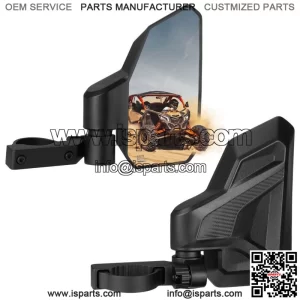 1.65"- 2" UTV Rear Side Mirrors for RZR Can-Am Maverick X3 Commander 800/1000 (For: More than one vehicle)