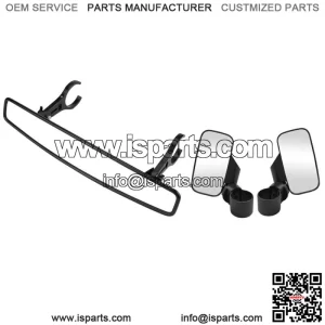 2" Clamp Side & Rear View Mirrors Set For Polaris RZR 800 XP1000 900 Yamaha UTV (For: More than one vehicle)