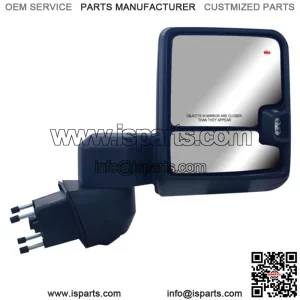 Passenger Right Side Black Tow Mirror for 19 to 24 Chevy Silverado GMC Sierra (For: More than one vehicle)