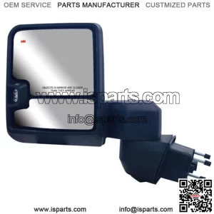 Driver Left Side Black Tow Mirror for 19 to 24 Chevrolet Silverado GMC Sierra (For: More than one vehicle)