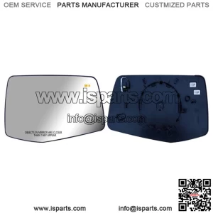 Passenger Right Side Mirror Glass with BLIS for 19 to 24 Chevy Silverado Sierra (For: More than one vehicle)