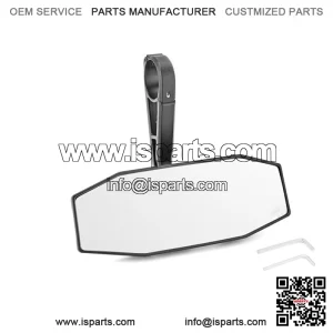 UTV Rear View Center Mirror For Polaris General 1000 XP RZR S 4 570 900 1.75'' (Fits: Yamaha Rhino 660)