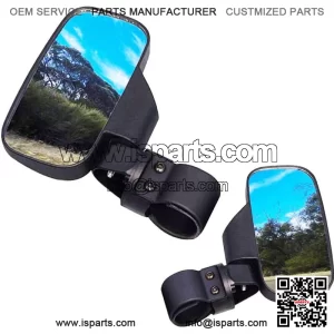 1.75"-2" Rear View Side Mirrors For Kawasaki Mule PRO FX FXT DX DXT PRO-MX Teryx (Fits: Yamaha Rhino 660)