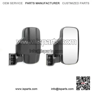 UTV Rear View Side Mirrors For John Deere Gator HPX 625I 825I 860I 855D XUV (Fits: Yamaha Rhino 660)