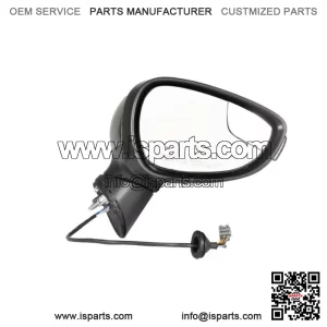 Fit For 2014-2019 Ford Fiesta Mirror Passenger Right Hand Side FO1321460  Black