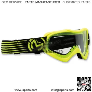 RACING goggles black, transparent lens