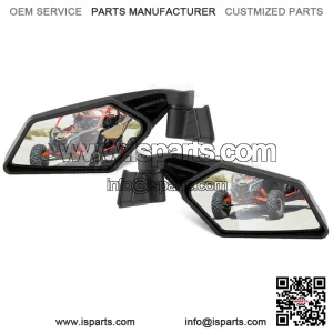 For 2017-2025 Can Am Maverick X3 XRS XDS MAX Racing Style Rear View Side Mirrors