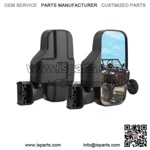 1.75"-2" UTV Rear View Side Mirror For Polaris RZR PRO XP CFMOTO ZFORCE Kawasaki