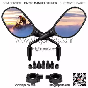 ATV Rear View Side Mirrors With 7/8" Handlebar For CFmoto Cforce 600 500 1000