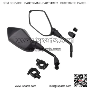 ATV Rearview Side Mirrors + 7/8" Handlebar Mount For CFMOTO CFORCE 500 600 800