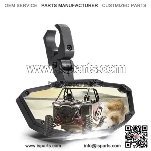 UTV Rear View Center Mirror w/LED Light For 1.65"-2" Honda Pioneer CFMOTO ZForce