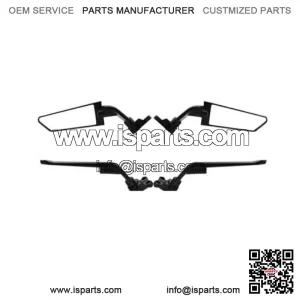 2Pcs For CFMOTO 300SS 450SS Aluminium alloy Adjustable Winglet Rearview Mirror