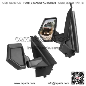 Polaris Xpedition XP/ADV 2024-2025 Folding Side Mirrors with Guard Plate A-Pillar Mount Replacement for 2884491