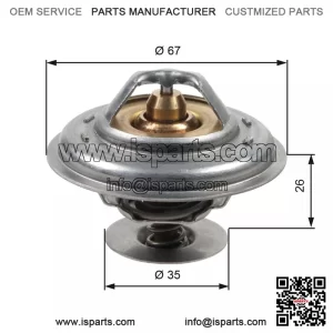 Coolant Thermostat fits VW LT Mk2 2.5D 96 to 06 Gates 025121113F 069121113