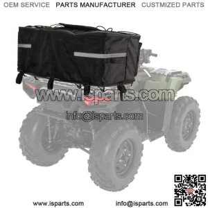 ATV Rear Seat Bag Padded Bottom Support Storage Bag Rack For Honda Sportsman 450 (For: More than one vehicle)