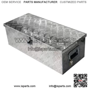 30" x 13" x 10" Aluminum Truck Tool Box for Camper Pickup Flatbed RV Truck Bed