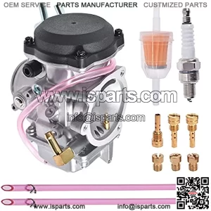 40mm Kit Carburetor 27421-99A Replacement for Sportster 1200 XLH1200 Sportster 883 XL883 Softail Dyna Touring CV40 Super Glide Carb