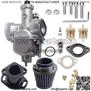 VM22 Carburetor VM22 Predator 212CC 196cc CT200U KT196 Moto Mini Bike Race Go Kart 6.5HP Baja Warrior Heat MB165 MB200 Mini Bike Go Kart Air Filter Kit for Freight Predator GX200 6.5hp Engine??