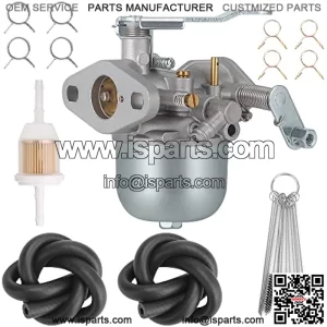 Carburetor Kit for EZGO Marathon 2-stroke Gas 1988-1993, Replace OEM 23932-G1 23932G1 14031-G1 14031G1 21740-G1 21740G1 17563 17564 Carb-018A