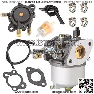 Carburetor Fuel Pump Kit for EZGO TXT, Marathon, Medalist 1991-up 4-Cycle Golf Cart with 295cc Engines, OEM# 72840-G01 26645-G01 26726-G01 26727-G01 72558-G02 603901 17553