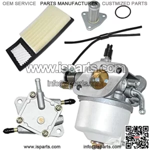 72021-G01 Carburetor with Fuel Pump & Air Filter for EZGO Golf Cart Gas Car 350cc Robin TXT Medalist 4-Cycle Workhorse ST350 17559 72558G01 72558G05 72840G02 Red Hawk CARB-016A 520-184