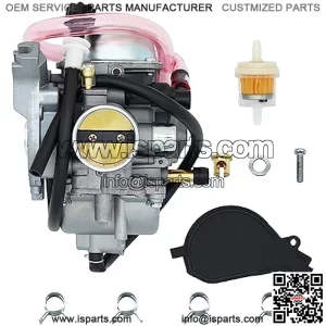 Carburetor Compatible for 2002-2007 Suzuki LTF400 Suzuki Eiger 400 2x4 4x4 LT-F400 |for Suzuki Eiger 400 LTA400 LTA400F| Replace # 13200-38F4V LTF400 LTF400F 2X4 4X4 Carb