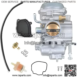 Carburetor with Fuel Filter Replacement for Suzuki Quadrunner 500 LTF500F 4x4 1998-2002