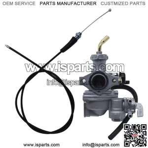Fits For Honda FourTrax 125 TRX125 2x4 Carburetor & Throttle Cable 1985 1986 (For: Honda)