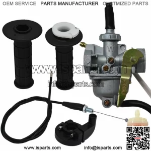 Carburetor & Throttle Handle Grip Bar For Honda XR50R CRF50F Z50 Z50R (7/8")