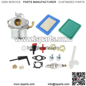 Carburetor W/Gasket Air Filter For Craftsman Tiller Intek 190 6 HP 206 5.5hp Eng