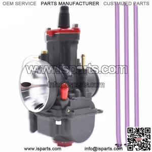 30mm PWK30 4T Motorcycle Carburetor Power Jet Racing Scooter Pit Bike ATV Carb