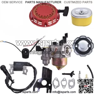 Carburetor Recoil Ignition Coil Spark Plug Filter For Honda GX160 5.5HP Motor
