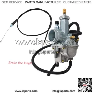 For Kawasaki Bayou 220 250 KLF220 KLF250A Carburetor & Throttle Cable