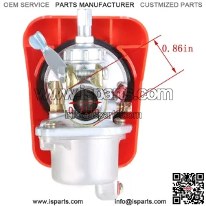 Bike Engine Red Carburetor for 2 Stroke 80cc Bicycle Motorized Engine Kit