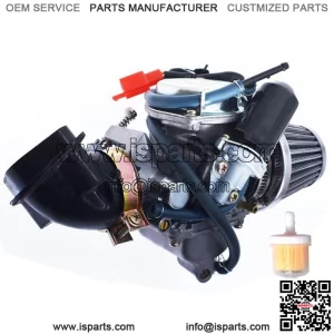 Carburetor Carb 24mm Air Filter For Scooter Kazuma Taotao SunL Eagle Baja Roketa