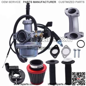 Carburetor & Intake Manifold Air Filter & Handle Grip For Honda XR70R 1998-2003