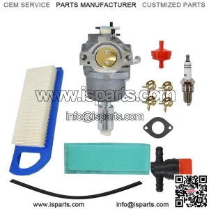 Carburetor Kit Fits For Craftsman LT1500 Huskee MTD 420CC Power Mower Air Filter