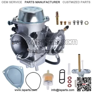 Carburetor W/Fuel Gas Petcock Valve For 2002-2008 Yamaha Grizzly 660