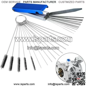 Carb Jet Cleaning Tool Carburetor Wire Cleaner Set for Motorcycle ATV Parts (For: More than one vehicle)