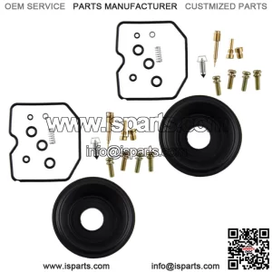 2Set Carburetor Repair kit Part Fit For Kawasaki KAF450 B1 Mule 1000 UTV 88 Best