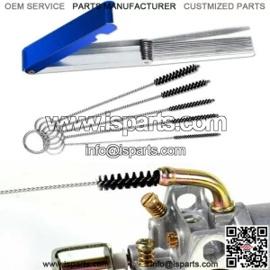 Carburetor Carb Jet Cleaning Tools Set Wire Cleaner Kit For Motorcycle ATV Parts (For: More than one vehicle)