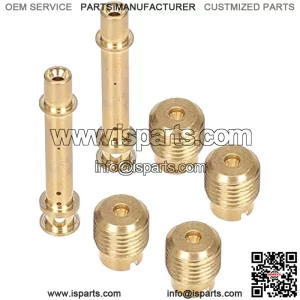 Upgrade Carburetor Carb Main Jet Kit for Coleman CT200U CT200U-EX BT200X KT196 Predator 212cc 196cc 6.5hp Baja Warrior MB200 TrailMaster Buggy GX160 GX200 Mini Bike Go Kart Engine .036 .037