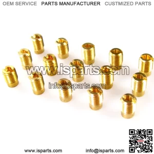 Carburetor nozzle set 60-130 15 pieces for Gurtner Peugeot Vivacity 50 2