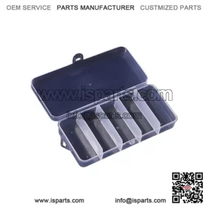 5 compartments with integrated buckle 12.9*6.2*2.6CM