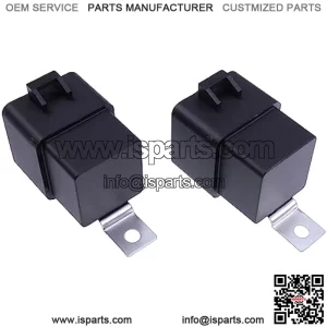 2PCS AT75769 AM106305 Waterproof Relay 12VDC 40A Compatible with John Deere GX355 LT170 X110 X465 X575 X300 X500 Tractors Mowers Gators