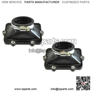 TWO (2) Ski Doo 800HO Carburetor Flange Carb Boot Replaces OEM # 420667109 (For: Ski-Doo Summit X 800)