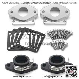 Split Intake Manifolds Kit 26mm-41mm Carb Carburetors For Yamaha Banshee 350 YFZ350 1987-2006