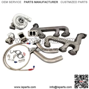 4.3L Turbo Kit Hot Parts T3 Cast 4.3 FOR Chevy GMC Turbocharger V6 Wastegate Oil (For: More than one vehicle)